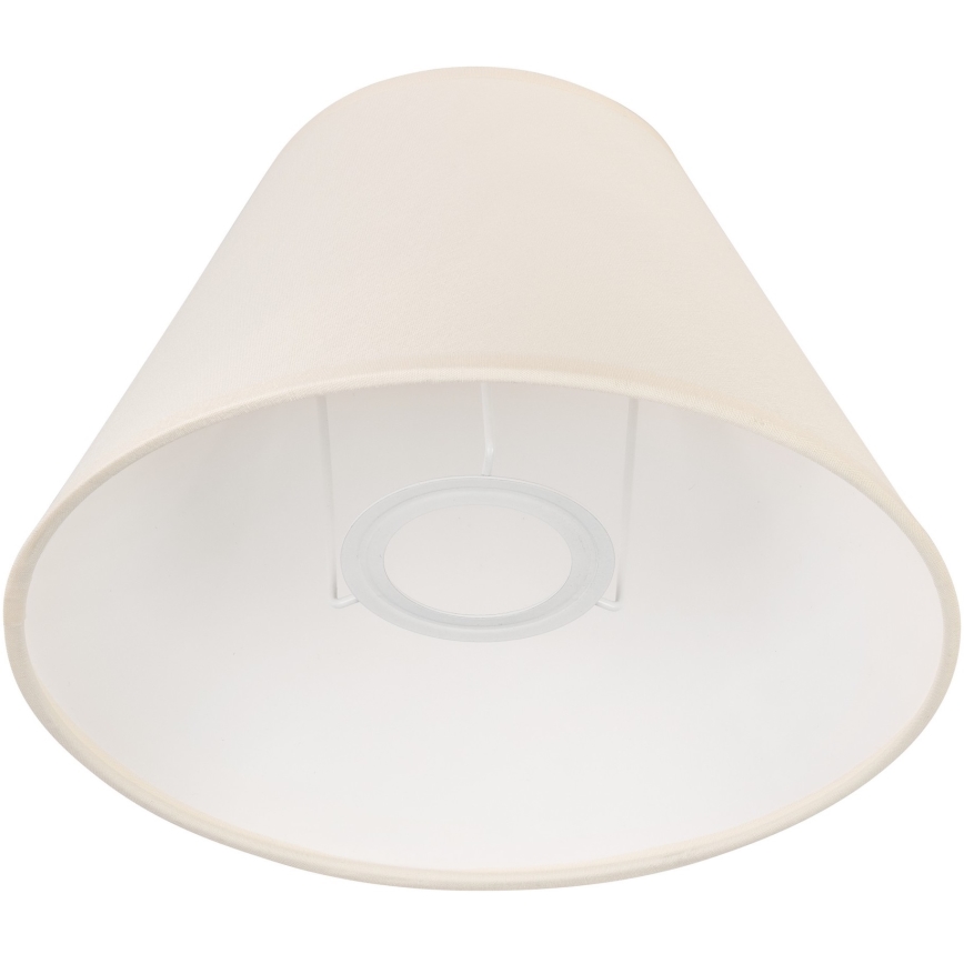 Reserveglas til bordlampe JUTA E27 diameter 19 cm cremefarvet