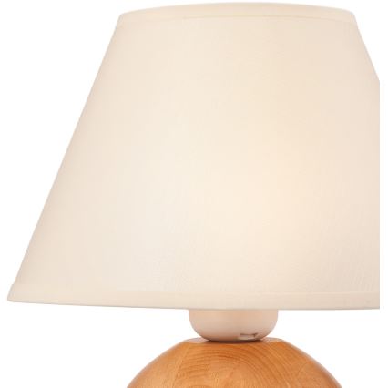Reserveglas til bordlampe JUTA E27 diameter 19 cm cremefarvet