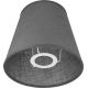 Lampeskærm LORENZO E27 diameter 16 cm grå