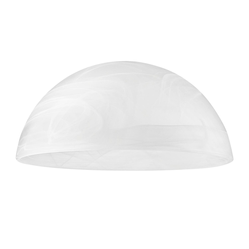 Lampeskærm til pendel E27 130x300 mm glas hvid