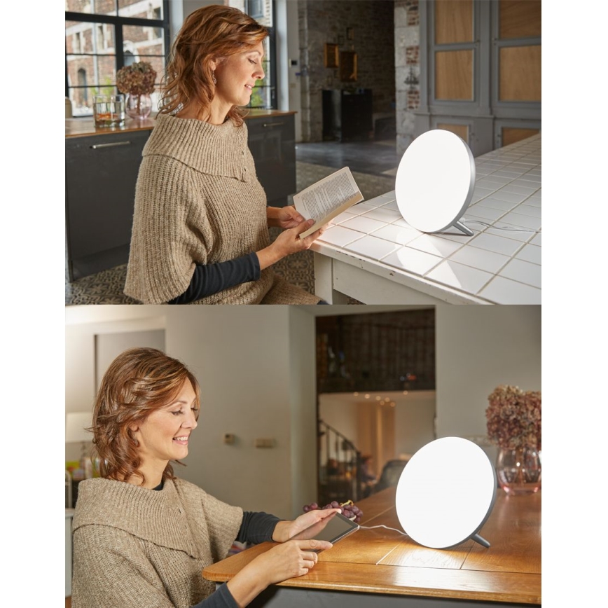 Lanaform - Intelligent multifunktionel skrivebordslampe WL-100C LED/5W/5V