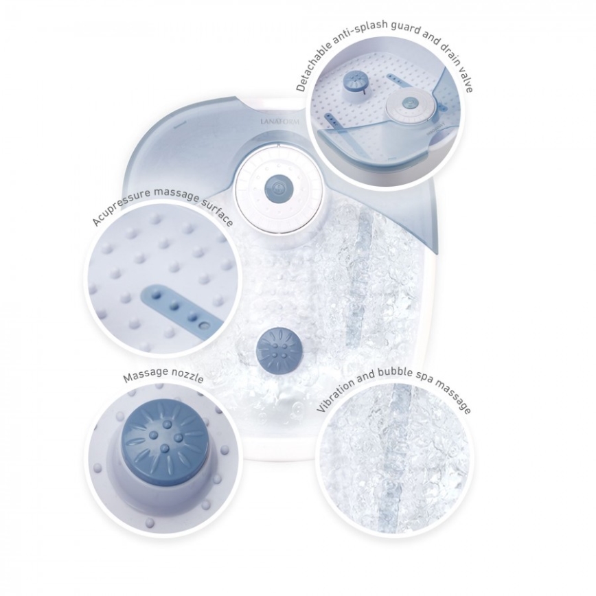 Lanaform - Massagefodbad FOOT SPA 60W/230V