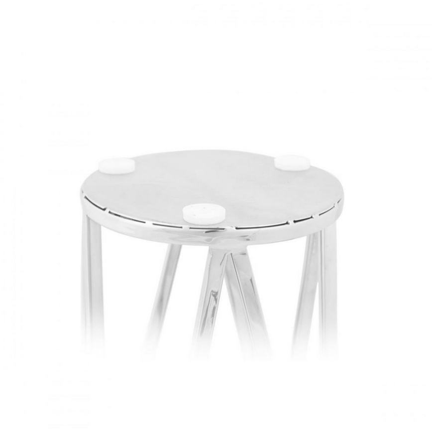 Lanterne FRAGIL 26 cm skinnende krom/sort