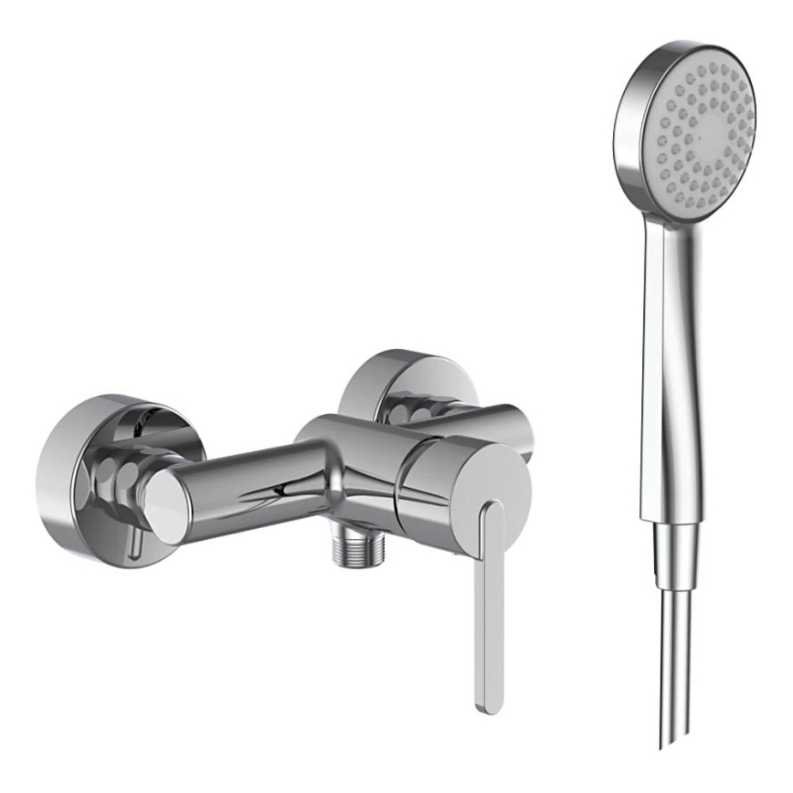 LAUFEN H3310810041311 - Brusesæt med hane LUA skinnende krom