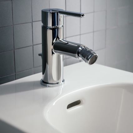LAUFEN H3410810041141 - Bidethane + afløb m. overløb LUA skinnende krom
