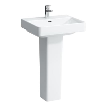 LAUFEN H8109620001041 - Håndvask til bordplade/væghængt PRO 55x46,5 cm keramik/hvid