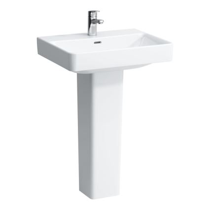 LAUFEN H8109630001091 - Bordmonteret håndvask/væghængt PRO 60x46,5 cm keramik/hvid