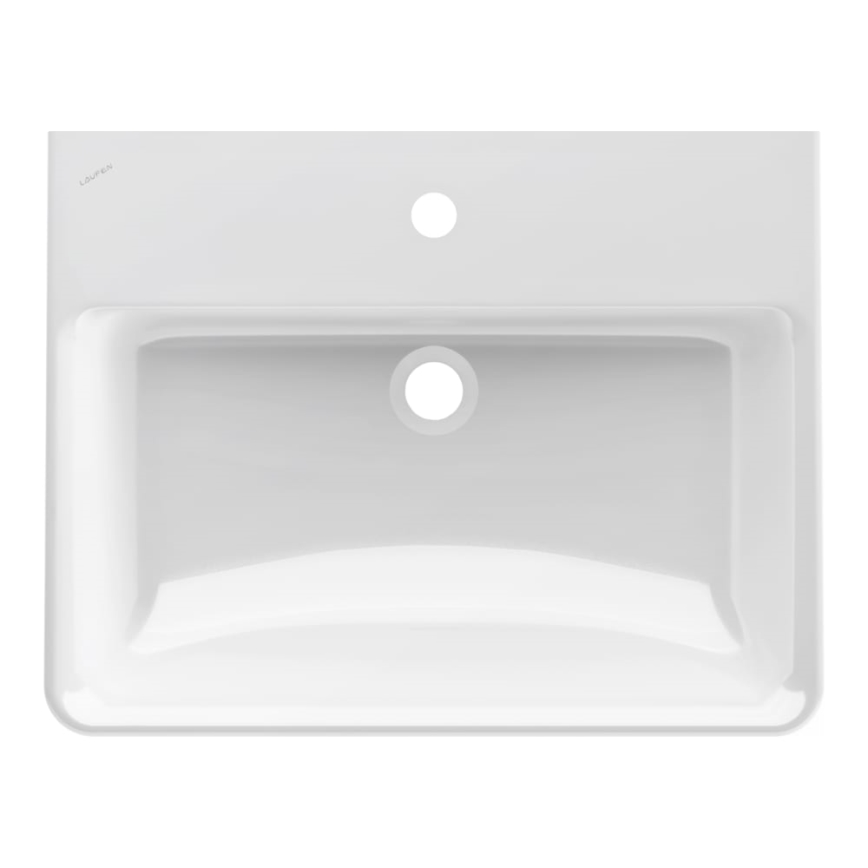 LAUFEN H8109630001091 - Bordmonteret håndvask/væghængt PRO 60x46,5 cm keramik/hvid