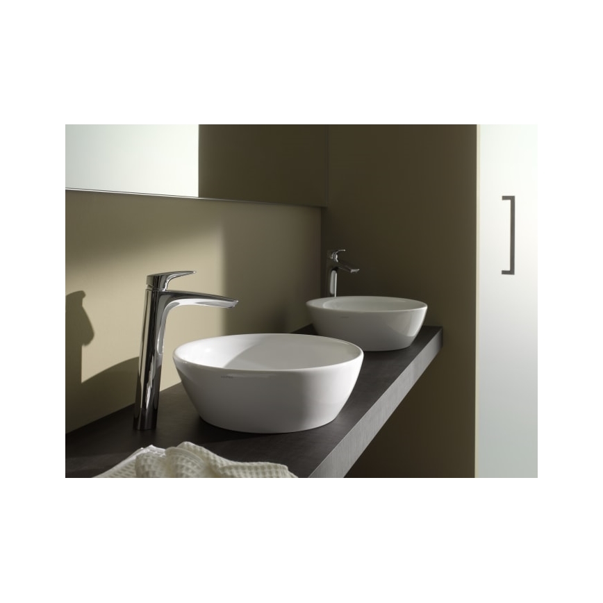 LAUFEN H8129620001091 - Håndvask til bordplade PRO Ø 42 cm keramik/hvid