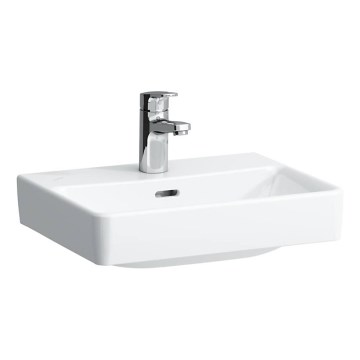 LAUFEN H8159610001041 - Bordplade-/vægmonteret vask PRO 45x34 cm keramik/hvid