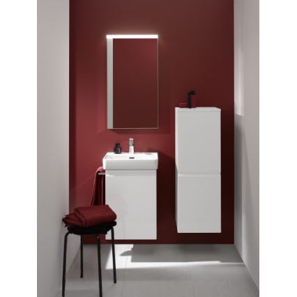 LAUFEN H8159610001041 - Bordplade-/vægmonteret vask PRO 45x34 cm keramik/hvid