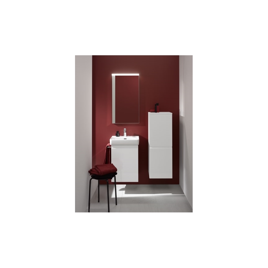 LAUFEN H8159610001041 - Bordplade-/vægmonteret vask PRO 45x34 cm keramik/hvid