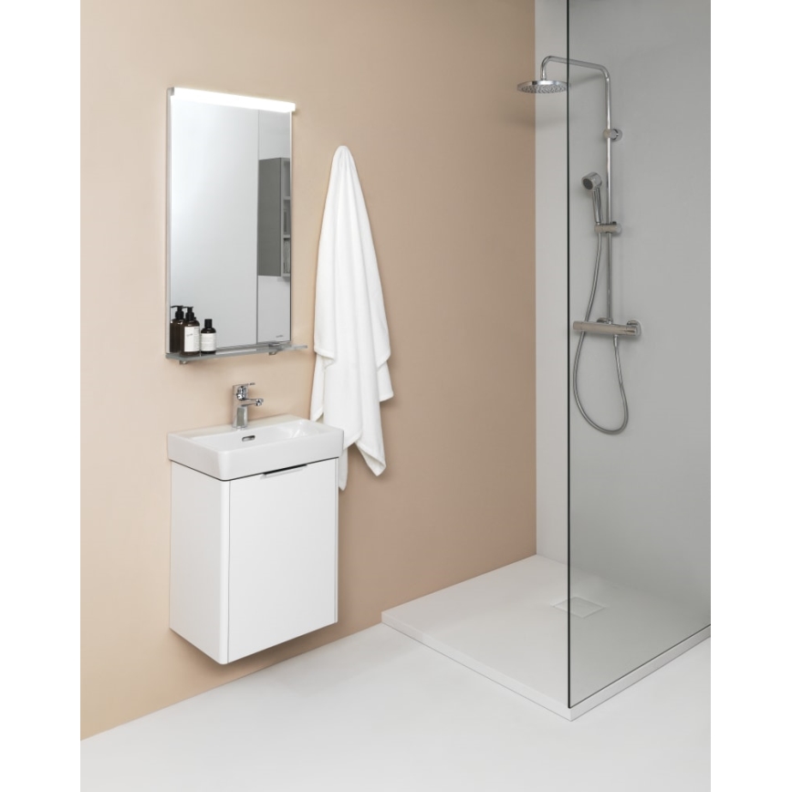 LAUFEN H8159610001041 - Bordplade-/vægmonteret vask PRO 45x34 cm keramik/hvid