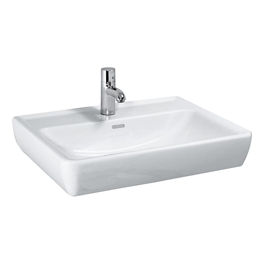 LAUFEN H8189510001041 - Bordmonteret håndvask/væghængt PRO 55x48 cm keramik/hvid