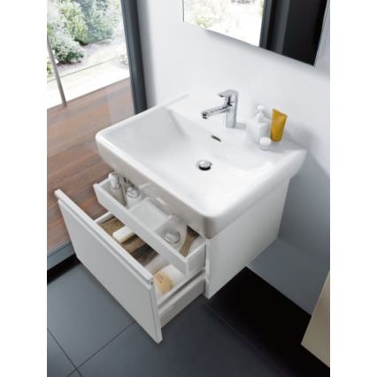 LAUFEN H8189510001041 - Bordmonteret håndvask/væghængt PRO 55x48 cm keramik/hvid