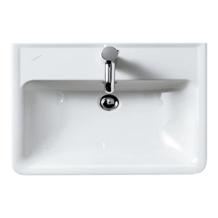 LAUFEN H8189510001041 - Bordmonteret håndvask/væghængt PRO 55x48 cm keramik/hvid