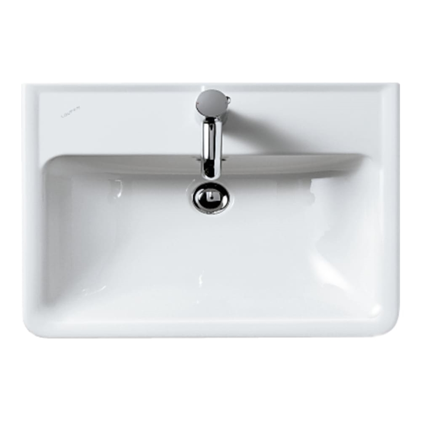 LAUFEN H8189510001041 - Bordmonteret håndvask/væghængt PRO 55x48 cm keramik/hvid