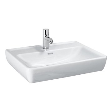 LAUFEN H8189530001041 - Bordmonteret håndvask/væghængt PRO 65x48 cm keramik/hvid