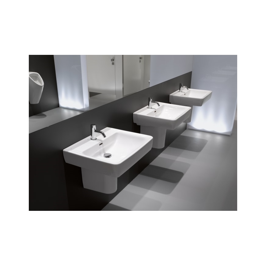 LAUFEN H8189530001041 - Bordmonteret håndvask/væghængt PRO 65x48 cm keramik/hvid