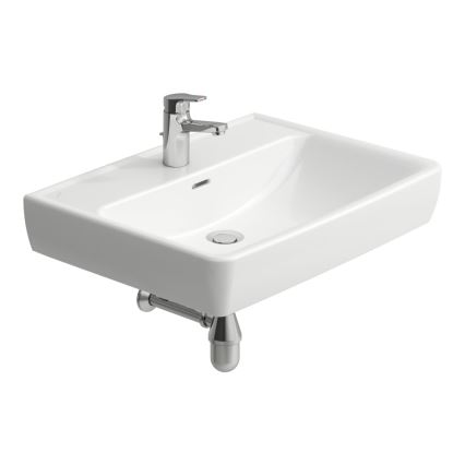 LAUFEN H8189530001041 - Bordmonteret håndvask/væghængt PRO 65x48 cm keramik/hvid