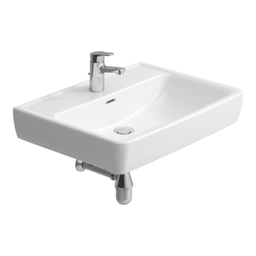 LAUFEN H8189530001041 - Bordmonteret håndvask/væghængt PRO 65x48 cm keramik/hvid