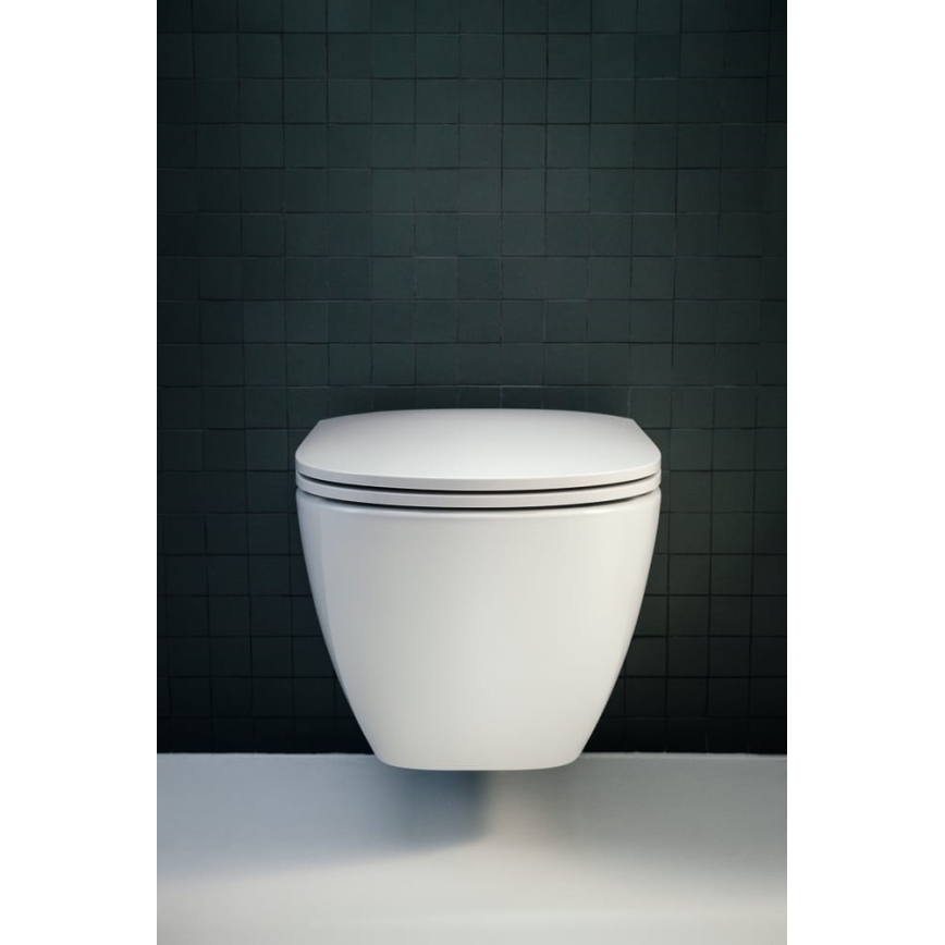 LAUFEN H8200804000001 - Vægophængt toilet LUA, keramik/hvid