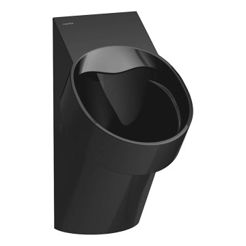 LAUFEN H8402867160001 - Urinal med VAL-sensor 230V, bagtil tilslutning, bagudgående afløb, keramik/mat sort