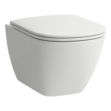 LAUFEN H8660800000001 - Væghængt toilet LUA keramik/hvid + toiletsæde SoftClose LUA duroplast/hvid