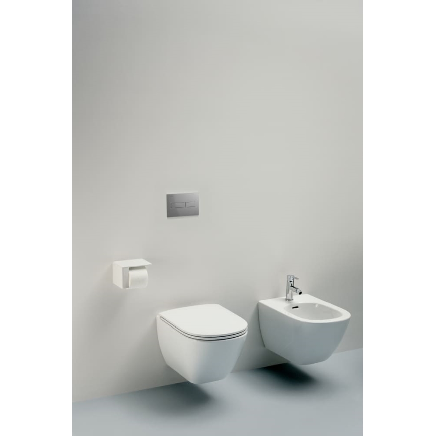 LAUFEN H8660800000001 - Væghængt toilet LUA keramik/hvid + toiletsæde SoftClose LUA duroplast/hvid