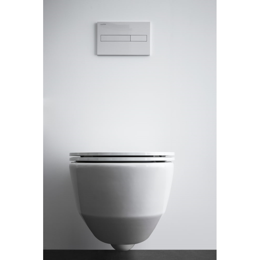 LAUFEN H8669530000001 - Vægophængt toilet PRO keramik/hvid + toiletsæde SoftClose PRO duroplast/hvid