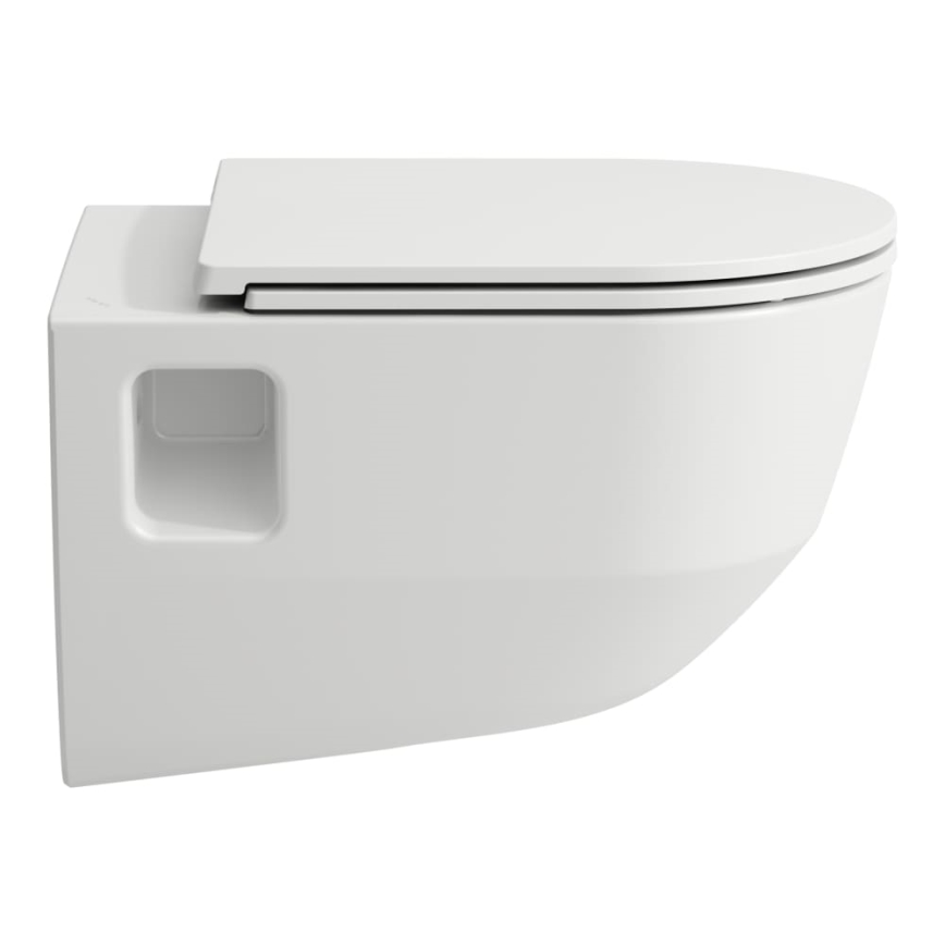 LAUFEN H8669540000001 - Vægophængt WC PRO keramik/hvid + toiletsæde SoftClose PRO duroplast/hvid