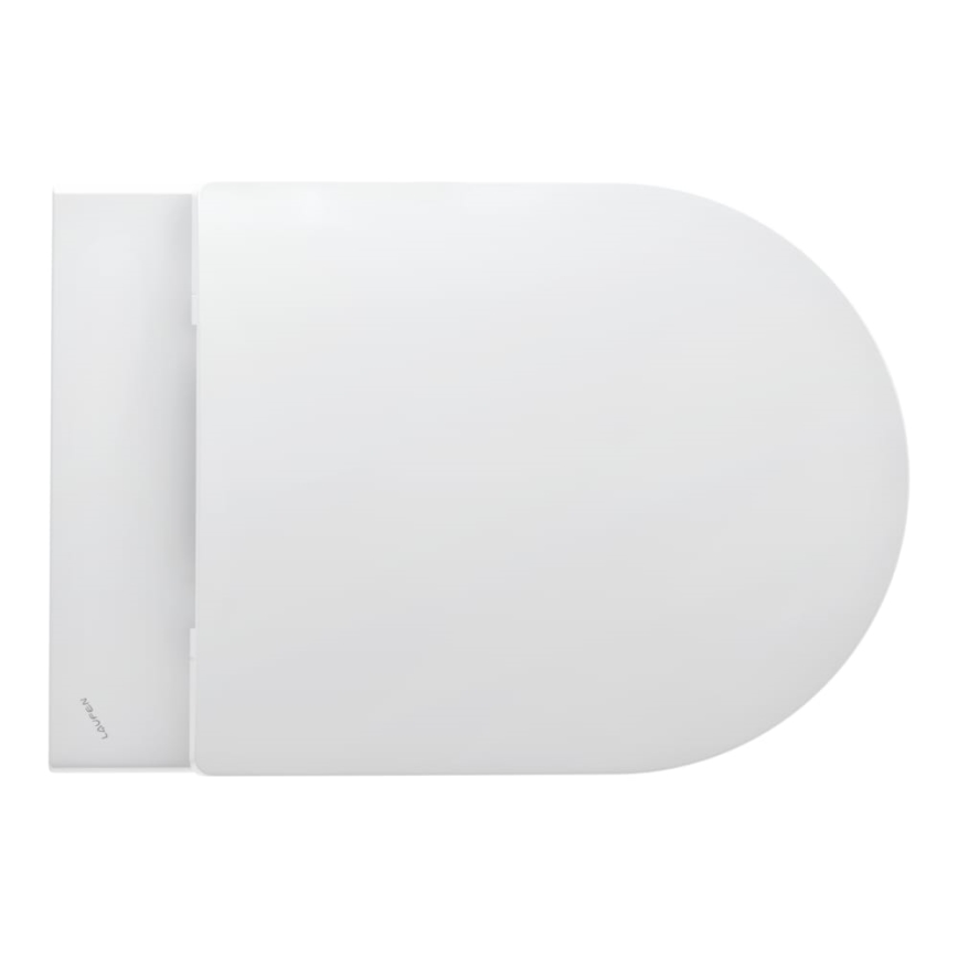 LAUFEN H8669540000001 - Vægophængt WC PRO keramik/hvid + toiletsæde SoftClose PRO duroplast/hvid