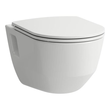 LAUFEN H8669540000001 - Vægophængt WC PRO keramik/hvid + toiletsæde SoftClose PRO duroplast/hvid