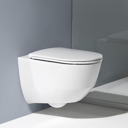 LAUFEN H8669550000001 - Væghængt toilet PRO keramik/hvid + SoftClose PRO toiletbræt duroplast/hvid