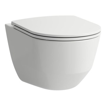 LAUFEN H8669570000001 - Væghængt toilet PRO keramik/hvid + toiletsæde SoftClose PRO duroplast/hvid