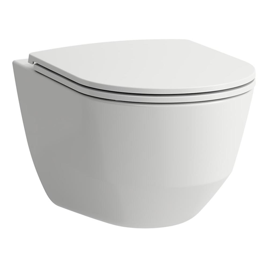 LAUFEN H8669570000001 - Væghængt toilet PRO keramik/hvid + toiletsæde SoftClose PRO duroplast/hvid