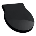 LAUFEN H8942820200001 - Dæksel til urinal SoftClose VAL duroplast/højglans sort