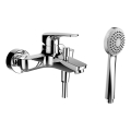 LAUFEN HF500760100600 - Badekarssæt med LAURIN-armatur, poleret krom