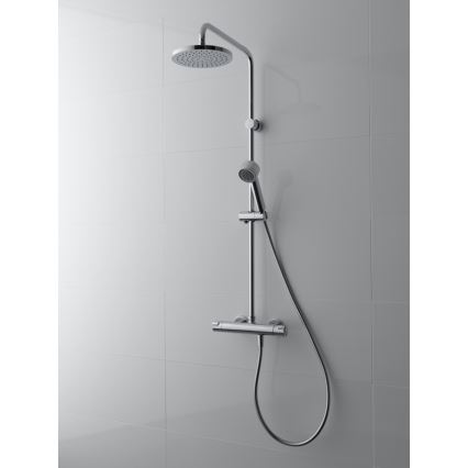 LAUFEN HF500957100600 - Brusesæt med termostathane CITYPRO skinnende krom