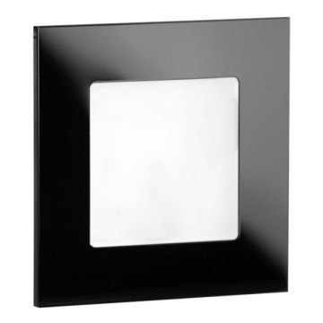 LDST AN-01-CB-BC9 - LED trappelys ANGEL 9xLED/1,2W/230V blank sort 3500K