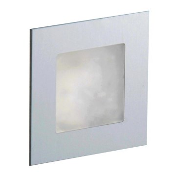 LDST AN-01-SS-BZ9 - LED trappebelysning ANGEL 9xLED/1,2W/230V mat krom 6500K