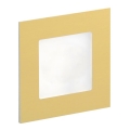LDST AN-01-SZ-BZ9 - LED trappebelysning ANGEL 9xLED/1,2W/230V gylden 6500K