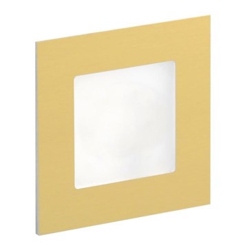 LDST AN-01-SZ-BZ9 - LED trappebelysning ANGEL 9xLED/1,2W/230V gylden 6500K