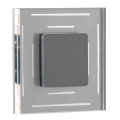 LDST SP-01-SC-BZ8 - LED trappelampe SPACE 8xLED/1,2W/230V mat sort 6500K