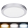 LED 2-i-1 overflade-/indbygget panel 24W/230V 3000/4000/6000K Ø 30 cm IP54 sølv