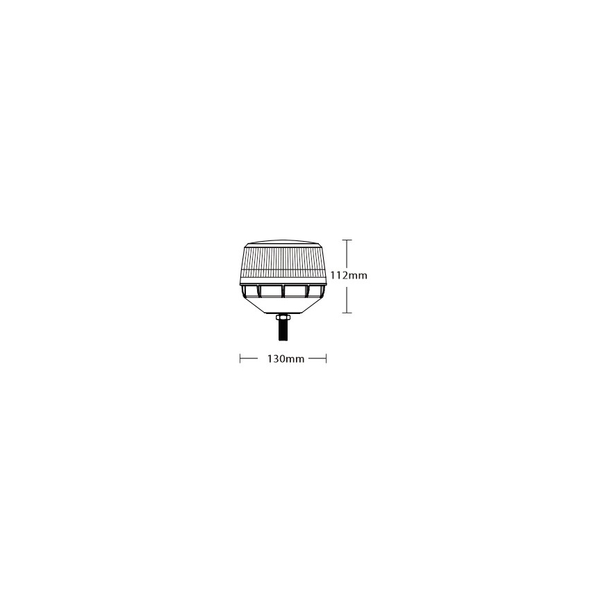 LED advarselsblink LED/12-24V IP67