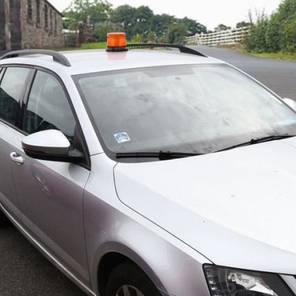 LED advarselsblink med magnet LED/20W/12-24V orange