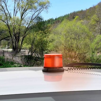 LED advarselsblink med magnet LED/20W/12-24V orange