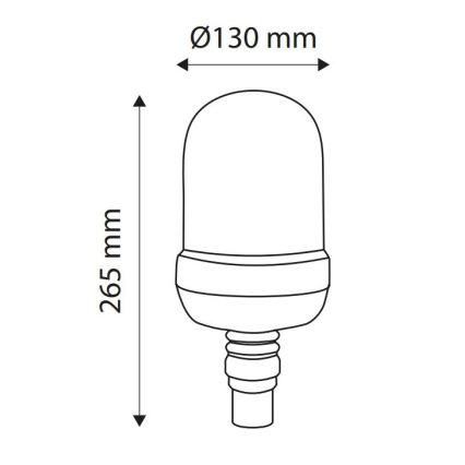 LED advarselslampe LIGHT LED H1/12-24V