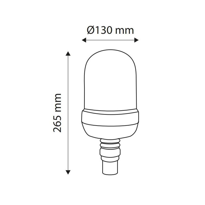LED advarselslampe LIGHT LED H1/12-24V